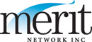 Merit Network logo and link